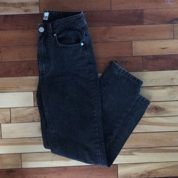 Garage black wash mom jeans - Picture 3 of 3